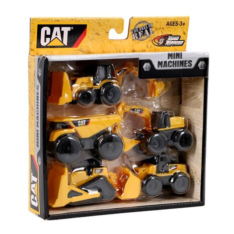 CAT Mini Bouwvoertuigen 5-Pack