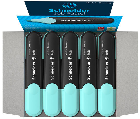 Schneider S-1523 Highlighter Job Pastel Kleur Turquoise