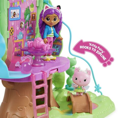 Gabby's Dollhouse Kittys Fairys Garden Treehouse