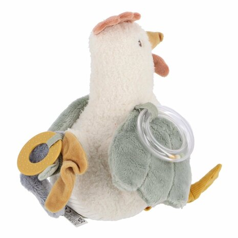 Little Dutch Farm Activiteitenknuffel Kip 25 cm