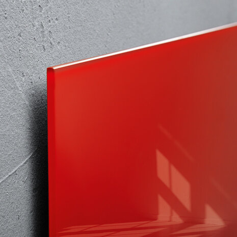 Sigel SI-GL122 Glasmagneetbord Artverum 600x400x15mm Rood