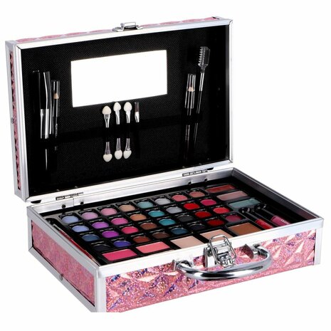 Casuelle Make-Up Koffer Roze Holografisch