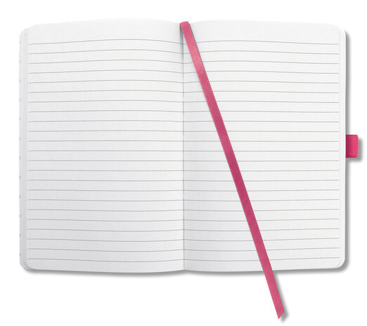 Sigel SI-JN104 Notitieboek Jolie Flair A6 Hardcover Gelinieerd Fuchsia Roze