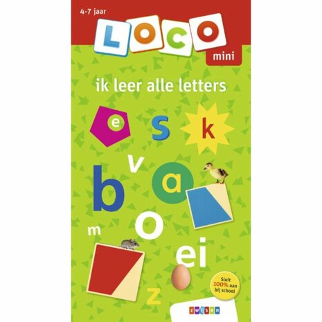 Zwijsen Mini Loco Oefenboekje Ik Leer Alle Letters