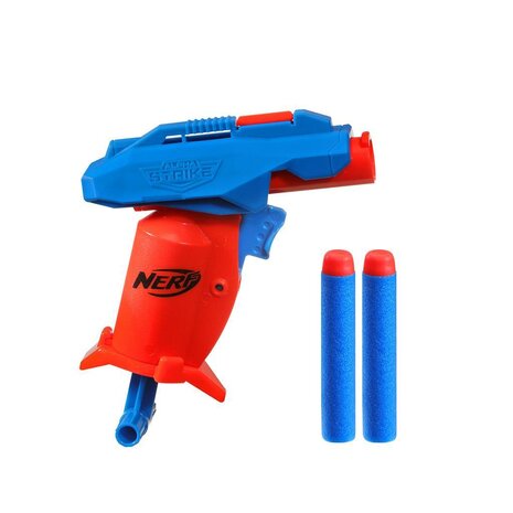 Nerf Alpha Strike Slinger SD-1 Blaster + 2 Darts Rood/Blauw