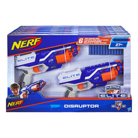 Nerf N-strike Elite Disruptor Duopack met 4 Darts