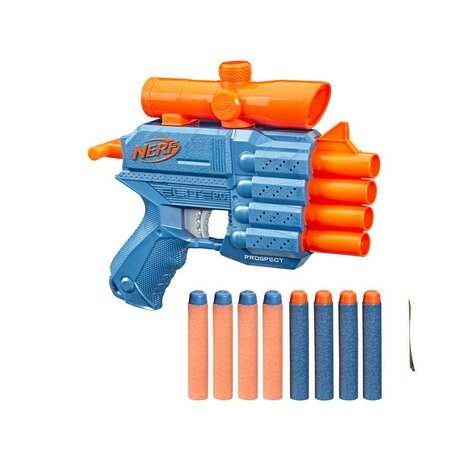 Nerf Elite 2.0 Prospect QS-4 Blaster + 8 Darts