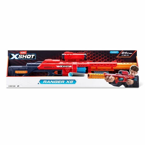 Zuru X-Shot Excel Ranger X8 Blaster + 24 Darts