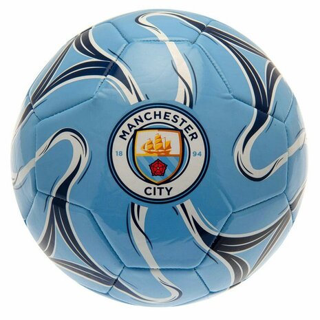 Voetbal Manchester City Maat 5 Blauw/Zwart/Wit