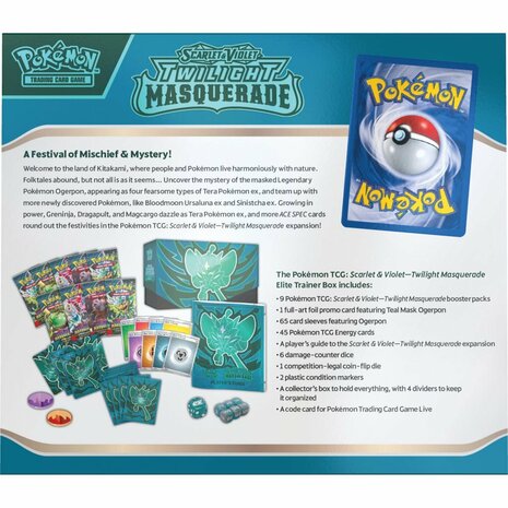 Pokémon Scarlet & Violet Twilight Masquarade Elite Trainerbox