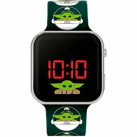 Accutime LED Horloge Star Wars Groen