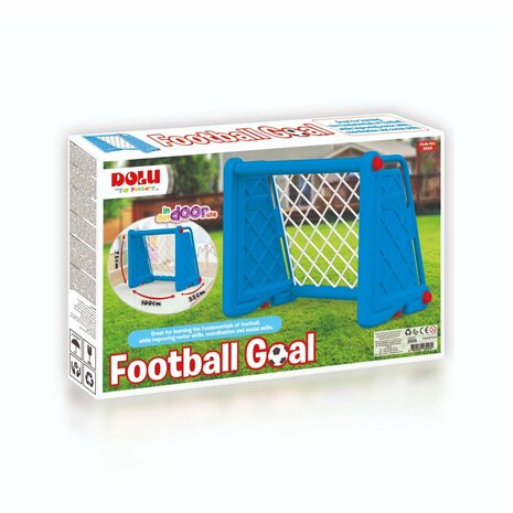 Dolu Voetbal Goal 100x75x55 cm Blauw