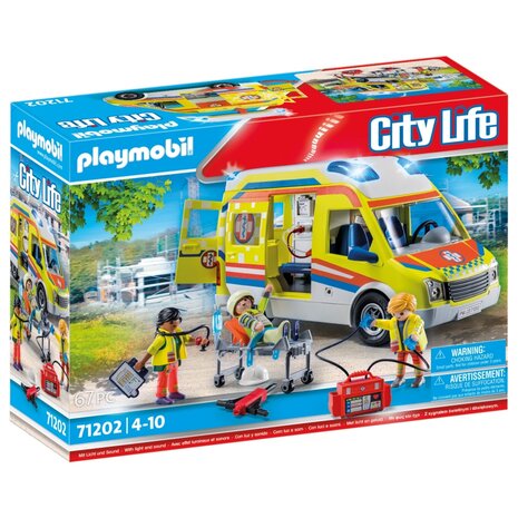 Playmobil 71202 City Life Ambulance + Licht en Geluid