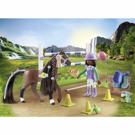 Playmobil 71355 Horses of Waterfall Speelset Zoe en Blaze