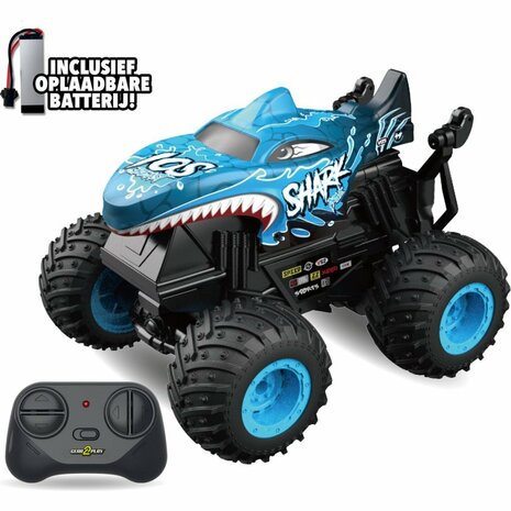 Gear2play RC Firedance Shark Stunt Truck + Licht en Geluid