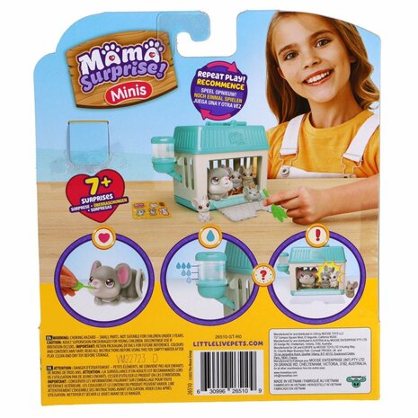 Little Live Pets Mama Surprise Mini Muis Blauw