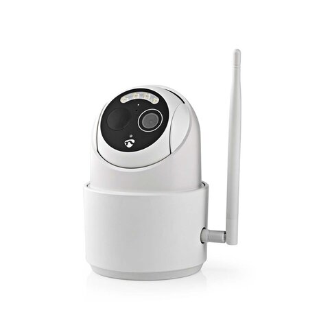 Nedis WIFICBO50WT Smartlife Camera Voor Buiten Wi-fi Full Hd 1080p Kiep En Kantel Ip65 Max. Batterijduur: 5 Maanden Cloud Opslag (optioneel) / Microsd (niet Inbegrepen) 5 V Dc Met Bewegingssensor Nachtzicht Wit