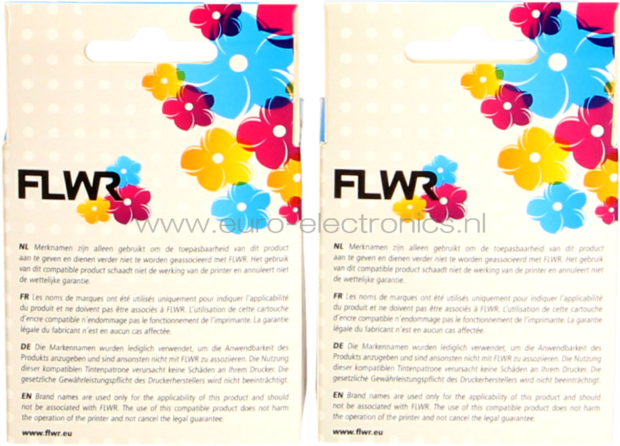 FLWR Canon PG-40 / CL-41 Multipack zwart en kleur