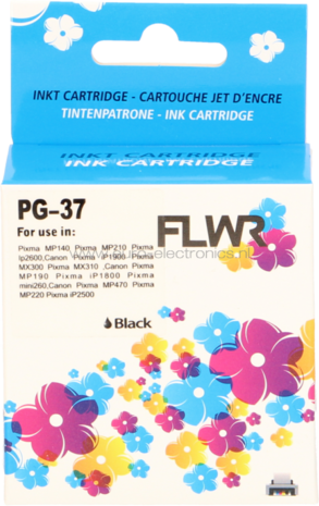 FLWR Canon PG-37 zwart