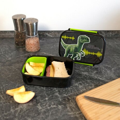 Jurassic World Lunchbox Zwart/Groen