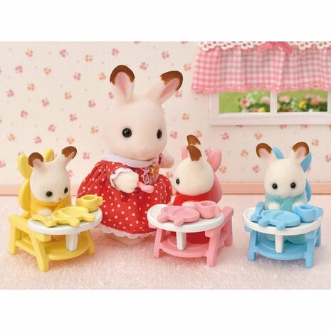 Sylvanian Families 5532 Drieling Chocoladekonijn Verzorgingsset