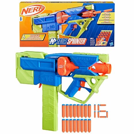 Nerf N Series Sprinter Blaster + 16 Darts