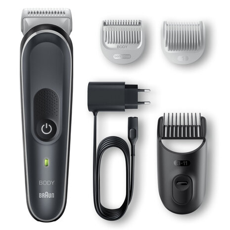 Braun BG5340 BodyGroomer 5 Zwart/Zilver