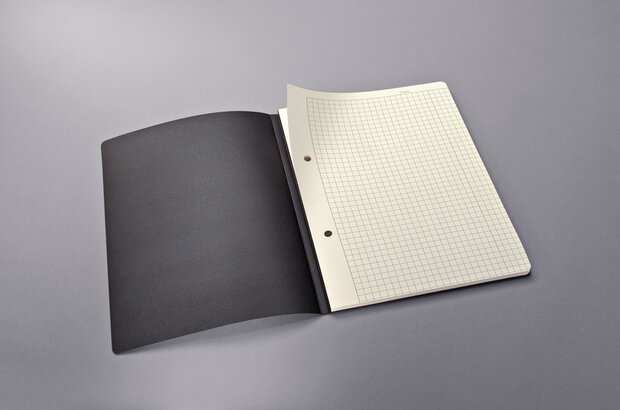 Sigel SI-CO802 Schrijfblok CONCEPTUM Softcover A5 Zwart Geruit