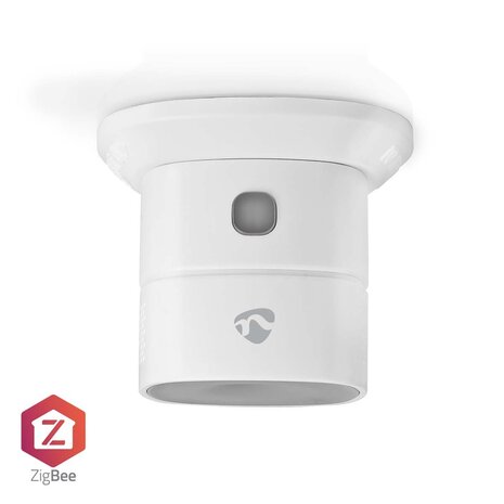 Nedis ZBDCO11WT Smartlife Co Detector Zigbee 3.0 Batterij Gevoed Levenscyclus Sensor: 10 Jaar En 50291 Android™ / Ios Met Testknop 85 Db Wit