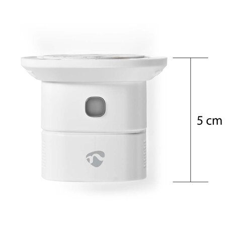 Nedis ZBDCO11WT Smartlife Co Detector Zigbee 3.0 Batterij Gevoed Levenscyclus Sensor: 10 Jaar En 50291 Android™ / Ios Met Testknop 85 Db Wit