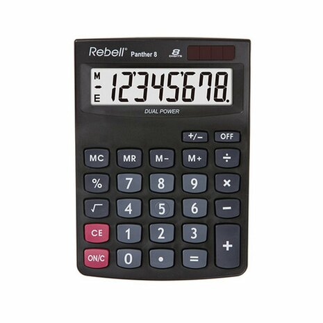 Rebell RE-PANTHER8BX Calculator Panther 8 Zwart