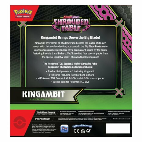 Pokémon Scarlet & Violet Shrouded Fable Illustration Collection Kingambit