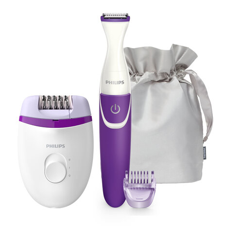 Philips BRP505/00 Satinelle Essential Epilator Paars/Wit