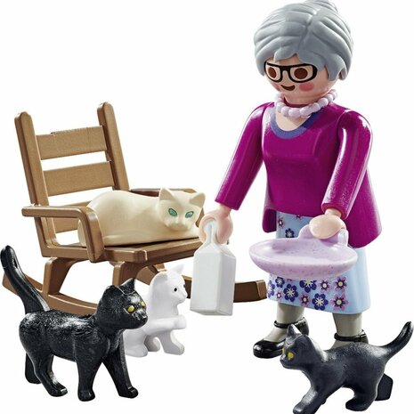 Playmobil 71172 Special Plus Oma met Katten