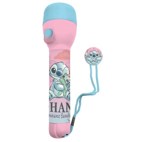 Disney Stitch Zaklamp 16 cm Blauw/Roze