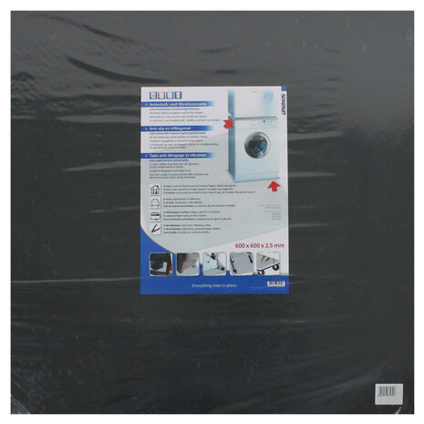 Trillingsdemper Anti Slipmat 60x60x0,3 Grijs