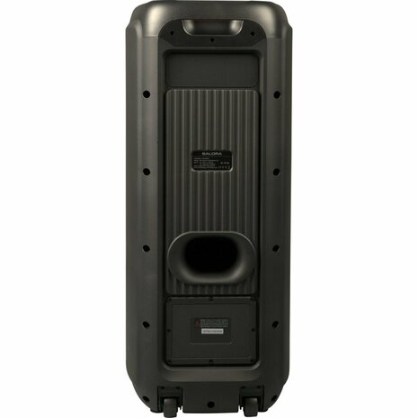 Salora Partyspeaker XL1 500W + LED-Verlichting Zwart