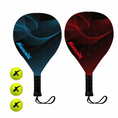 Padelset Racket + 3 Ballen Assorti