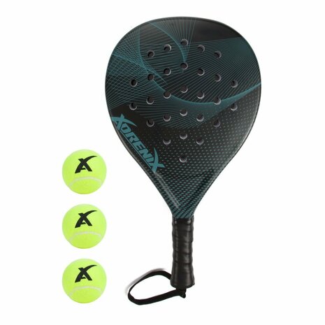 Padelset Racket + 3 Ballen Assorti