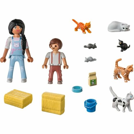 Playmobil 71309 Country Kattenfamilie