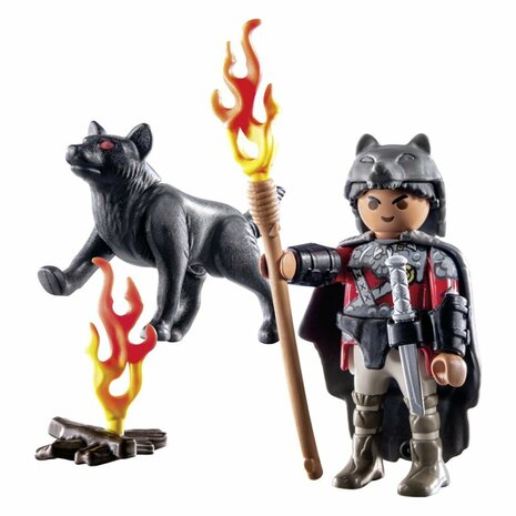 Playmobil 71482 Special Plus Krijger met Wolf