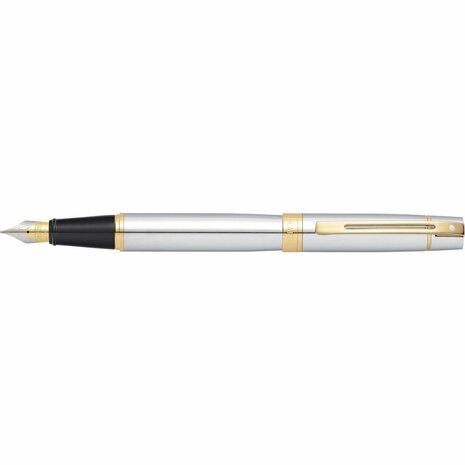 Sheaffer SF-E0934243 Vulpen 300 F Bright Chrome Gold Tone