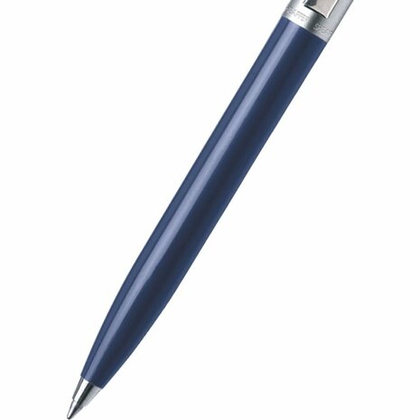 Sheaffer SF-E23217351 Balpen Sentinel M Blue Brushed Chrome Chrome Plated