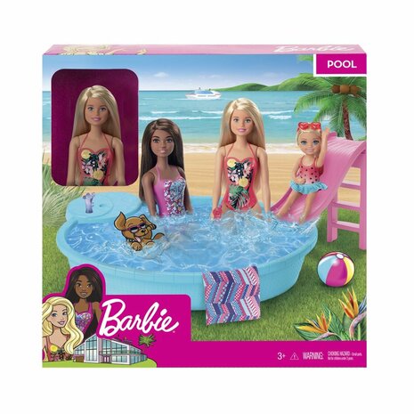 Barbie Zwembad Speelset