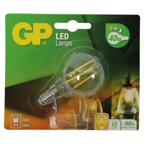 GP Lighting Gp Led Mini Globe Fila. 4w E14