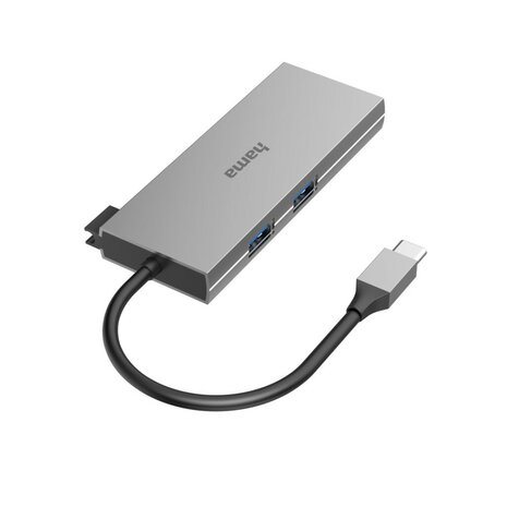 Hama USB-C-hub Multiport 6-poorts 2x USB-A USB-C HDMI™ SD MicroSD