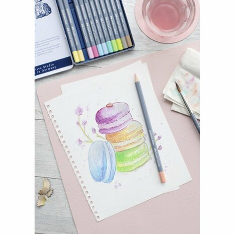 Faber Castell FC-114639 Goldfaber Aqua Aquarelpotloden 36 Stuks Pastels/Full Tones/Shaded Tones