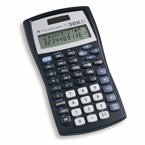 Texas Instruments TI-30XIIS-FC Rekenmachine Zwart