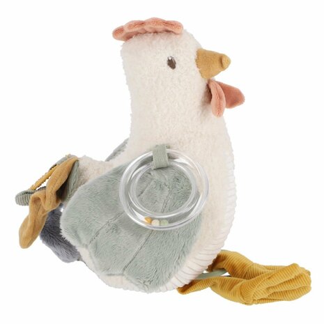 Little Dutch Farm Activiteitenknuffel Kip 25 cm