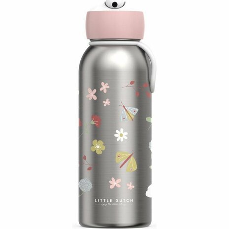 Mepal Isoleerfles Little Dutch Flowers and Butterflies 350 ml RVS